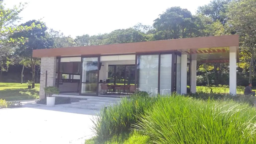 Construção de gazebo na residência da Quinta da Baronesa