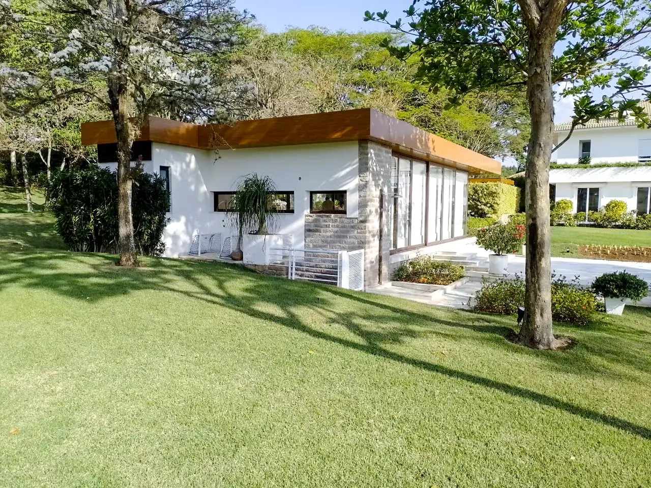 Construção de gazebo na residência da Quinta da Baronesa