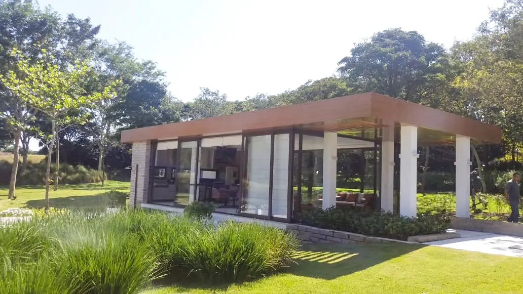 Construção de gazebo na residência da Quinta da Baronesa