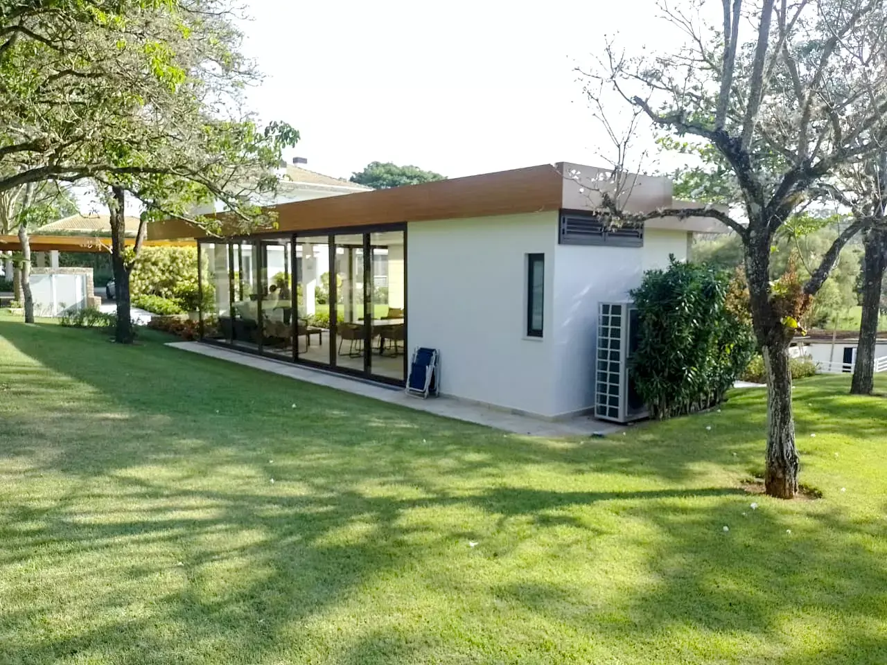 Construção de gazebo na residência da Quinta da Baronesa