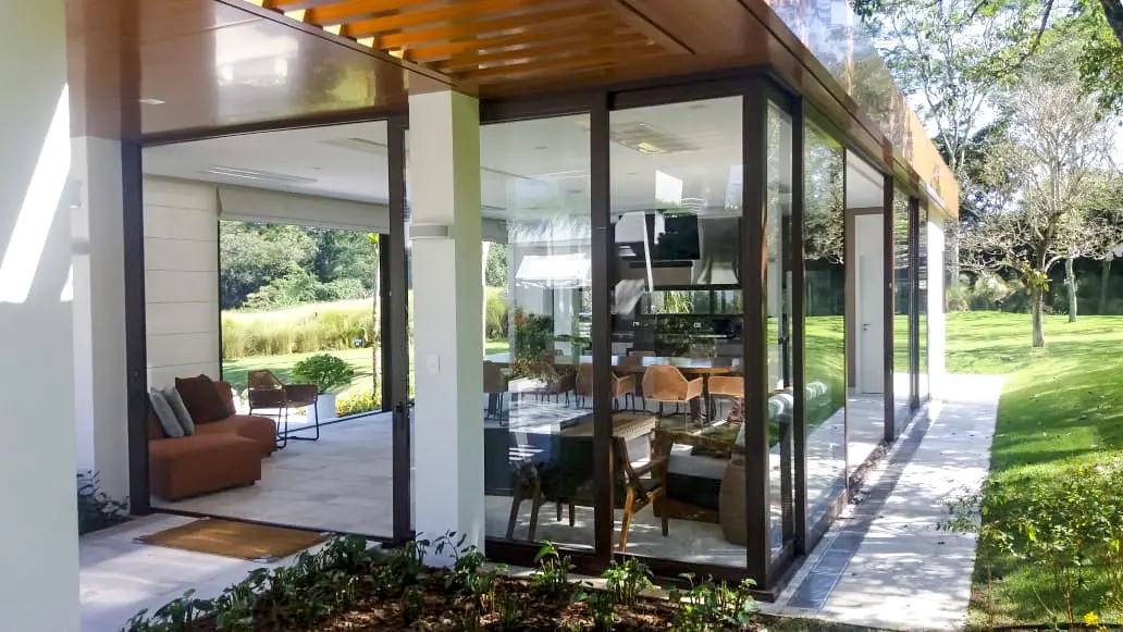 Construção de gazebo na residência da Quinta da Baronesa